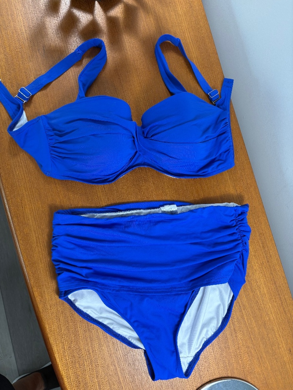 NEW Lands' End Royal Blue Two-Piece Bathing Suit